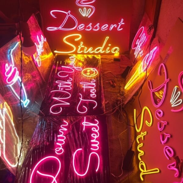 Personalized LED Neon Sign: Custom Name, Wedding, or Business Logo Light-Up Wall Art