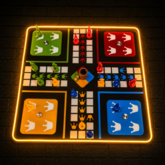 Premium Neon Ludo (crown style)
